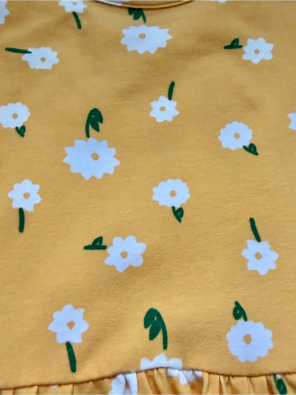 Hanna Andersson Yellow Floral Pocket Dress